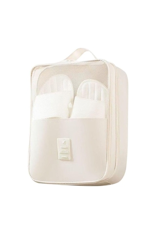 Su Geçirmez Saklama Çantası Tekerlekli Kutu Aksesuarları Bavul Düzenleyiciler Taşınabilir Ayakkabı Çantası Ev Gri