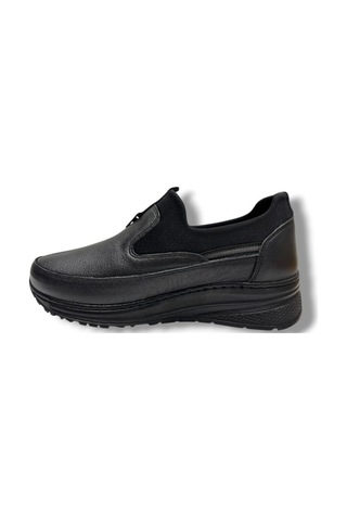 Malawi 3571-26 Hakiki Deri Anatomik Ultra Soft Kadın Ayakkabı Siyah