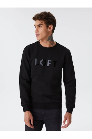 Loft Erkek Sweatshirt Siyah Lf2028819 24kp69000052 P6934 Siyah