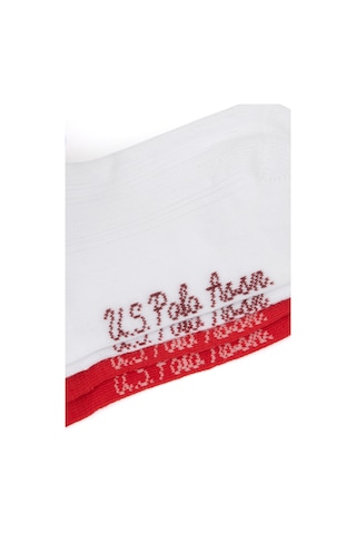 U.s. Polo Assn. Kız Çocuk Beyaz Çorap Patik 50318079-vr013 Beyaz