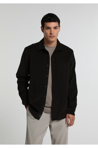 Colin's Colins Regular Fit Shirt Neck Düz Erkek Kahverengi Uzun Kol Gömlek Cl1083257 Q1.v2 Brw