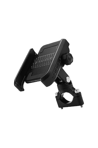 Homyl 360 Derece Motosiklet Gidon Dağı Tutucu Için 4-6 Siyah Tarif Edildiği Gibi