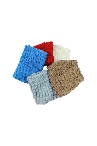 StarMall Bürümcük Etekli Çarşaf Yatak Örtüsü Lastikli 1 Adet Lila