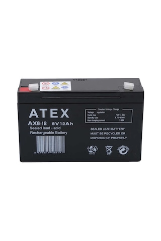 Mep Atex Ax6-12 6v 12ah Akü Najmaddin