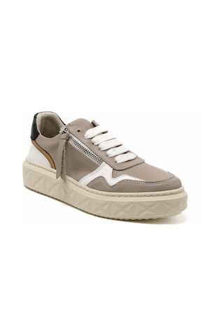 Sneaker Günlük Kadın Mar-25y-209-8856 John May Vizon Cilt Bej Vizon