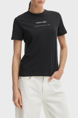 Calvin Klein Bayan T Shirt Lv047c811g Ub1 Siyah