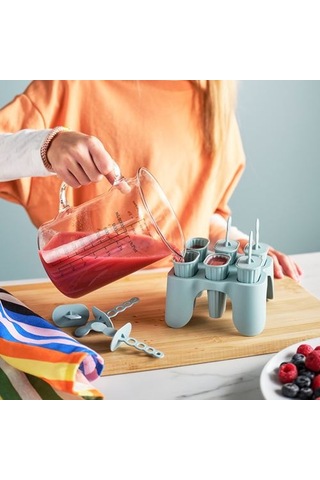Ikea Uppfylld Dondurma Kalıbı, Açık Turkuaz, 13 Cm, 6 Adet