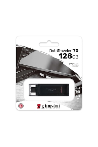 Kingston Datatraveler 70 128gb Type-c Usb Flash Bellek Dt70/128gb
