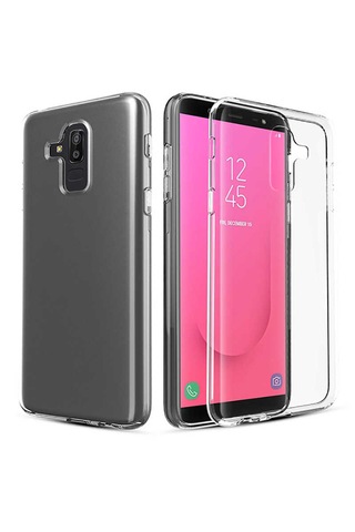 Galaxy Uyumlu J8 Zore Şeffaf Süper Silikon Kapak