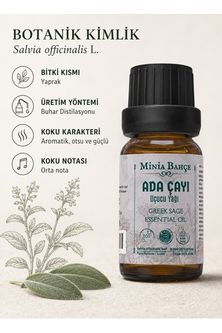 Ada Çayı Uçucu Yağı 10ml - %100 Saf Ve Doğal 10 ML