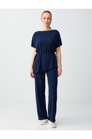 Jimmy Key Jimmy Key Lacivert Normal Bel Normal Paça Örme Uzun Pantolon 6sw185650494