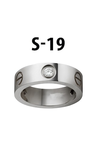 X-Lady Accessories Taşlı Yüzük Silver Renk 19 Numara Çok Renkli