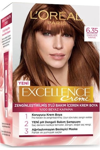 L'Oréal Paris Excellence Creme Saç Boyası - 6.35 Çikolata Kahve