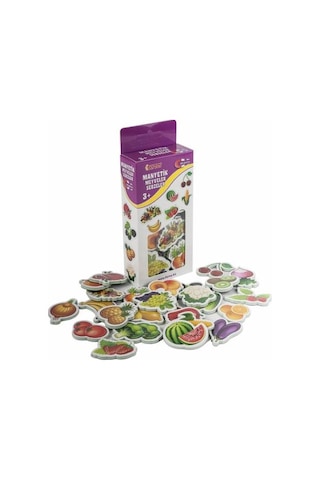 Diytoy Manyetik Meyveler Ve Sebzeler 26 Parçalı Magnet Meyve