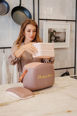Polarbox Cooler 6 Lt - Mauve Gold Yemek Termosu Çift Katman Çok Renkli