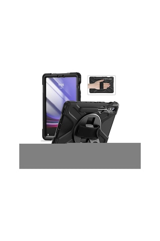 Mey İthalat Samsung Uyumlu Galaxy X730 Tab S11 Kılıf Amazing Tablet Kapak - Siyah Arka Kapak