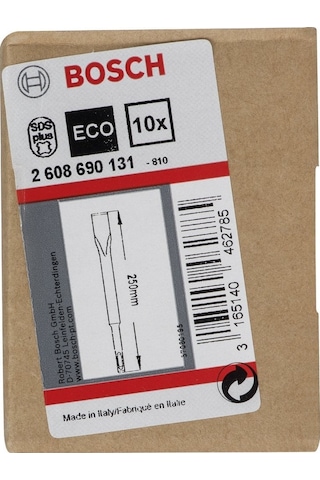 Bosch - Sds-plus Şaftlı Yassı Keski 250 20 Mm 10'lu