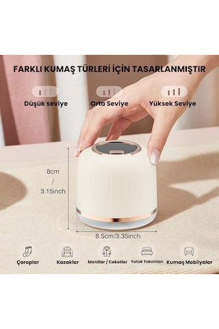 Şarjlı Dijital Ekranlı Tüy Alma Makinesi 6 Bıçaklı Kumaş Tıraş Makinesi, Type-c Şarjlı, Kazak Ve Koltuk Tiftik Temizleyici Siyah