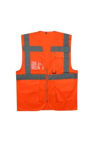 Mühendis Tipi Ikaz Yeleği - Turuncu