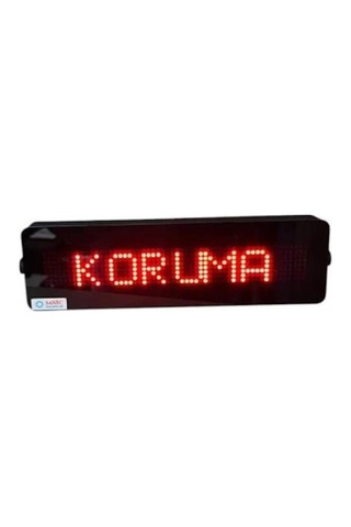 Sanec 1000 Metre Menzilli Masaüstü Kumandalı 12 Farklı Yazılı Kumandalı Makam Çağrı Tabelası Kasa Ölçüsü: 8x28 Cm - Çs.46