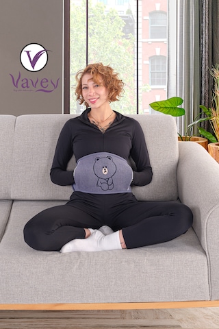 Vavey Sıcak Su Torbası Regl Kemeri Mor + Termojel