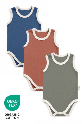 Luppinos Milena 3lü %100 Pamuk Bebek Atlet Set Çok Renkli