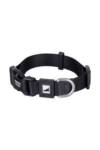 Swissplus Urban Paws Köpek Tasması Noir Black Ayarlanabilir, Dayanıklı, Hafif-25mm Mavi