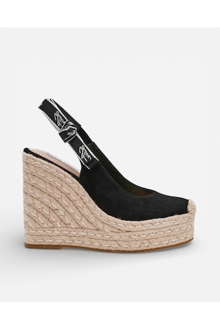 Steve Madden Demmı Black Sued Kadın Siyah Sandalet Demmı
