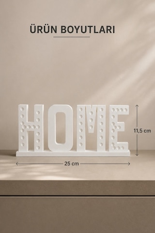 Home Dekoratif Masa Üstü Yazı Süsü Modern Ev Dekoru, Salon, Antre, Yatak Odası Ve Ofis İçin Şık De
