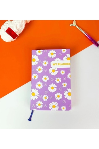 Mor Papatya My Planner Tasarımlı Konuşan Ajanda