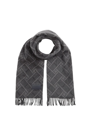 Tommy Hilfiger Th Flag Jacquard Scarf Erkek Siyah Atkı - Am0am14770