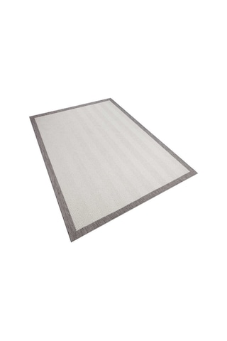 Kaymaz Yıkanabilir Doğal Dokulu Beyaz Dekoratif Sisal Halı Siesta 1504