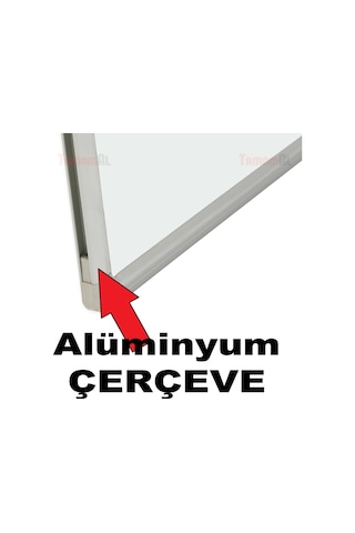 65X100 (Kaliteli) Akyazı Duvara Monte Laminat Beyaz Yazı Tahtası