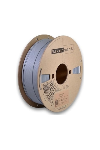Pla Maker, 1.75mm 1kg 3d Yazıcı Pla Filament Gümüş Gri Genel