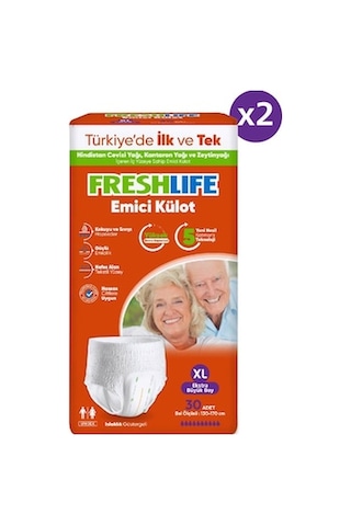 Freshlife 2'li Emici Külot Xlarge 30x2 60 Adet XL