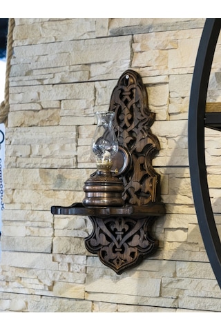 Bakır Mini Gaz Lambası Oksitli
