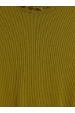 Lcw Modest Yeşil Dik Yaka Kadın Fitilli Body