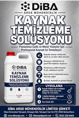 Diba Kaynak Temizleme Solüsyonu 5 L