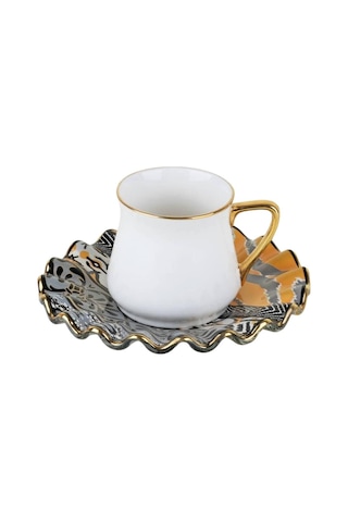 Glore Zarif Vintage Kahve Seti 2 Li -82586