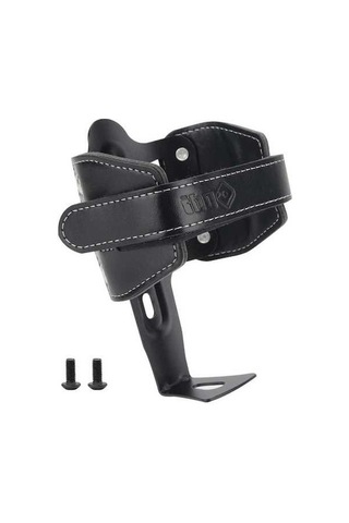 Dancemonkey Odı İnek Derisi Şişe Kafesi Montajlı Su Şişesi Tutucu, Vidalı - Siyah Acid Yeşili