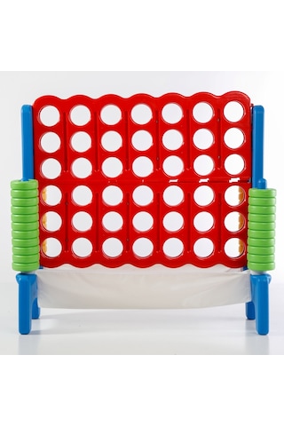 King Kids Hedef 4 Zeka ve Strateji Oyunu - Kırmızı/Mavi