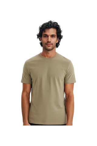 Ar-ma Erkek Bisiklet Yaka Tişört Regular Fit Pamuk Süprem Basic Baskısız Y31344408002 Gri 2XL