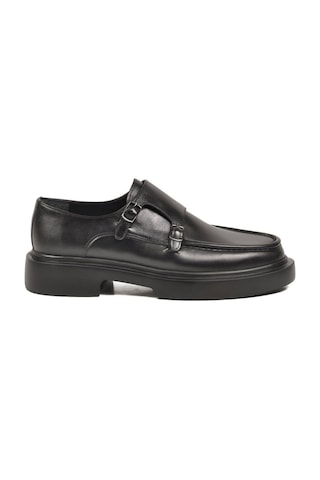 Ayakmod Siyah Hakiki Deri Erkek Casual Ayakkabı 1244 M