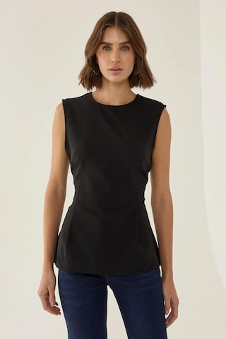 Hiccup Siyah Peplum Üst