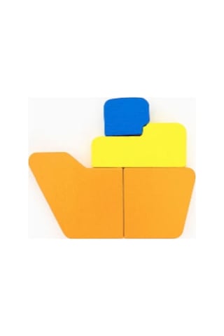 Woodnjoy Gemi Üç Boyutlu Dikey Ahşap Puzzle & Denge Oyunu