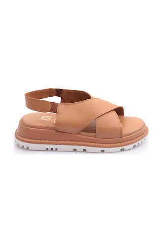 Dgn M-8 Kadin Sandalet Taba