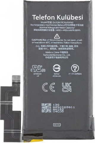 Google Pixel 6 Pro Uyumlu Batarya Pil G63qn