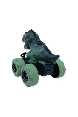 Sürtmeli Dinazor Arabalar 12 Cm - H-20 - Stegosaurus - Yeşil Lisinya