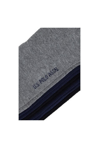 U.s. Polo Assn. Erkek Gri Melanj Çorap 50295700-vr086 Gri Melanj