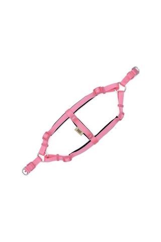 Doggie Konfor Ronin Dokuma Göğüs Tasması Pembe 1.5 x 40-45 CM Pembe